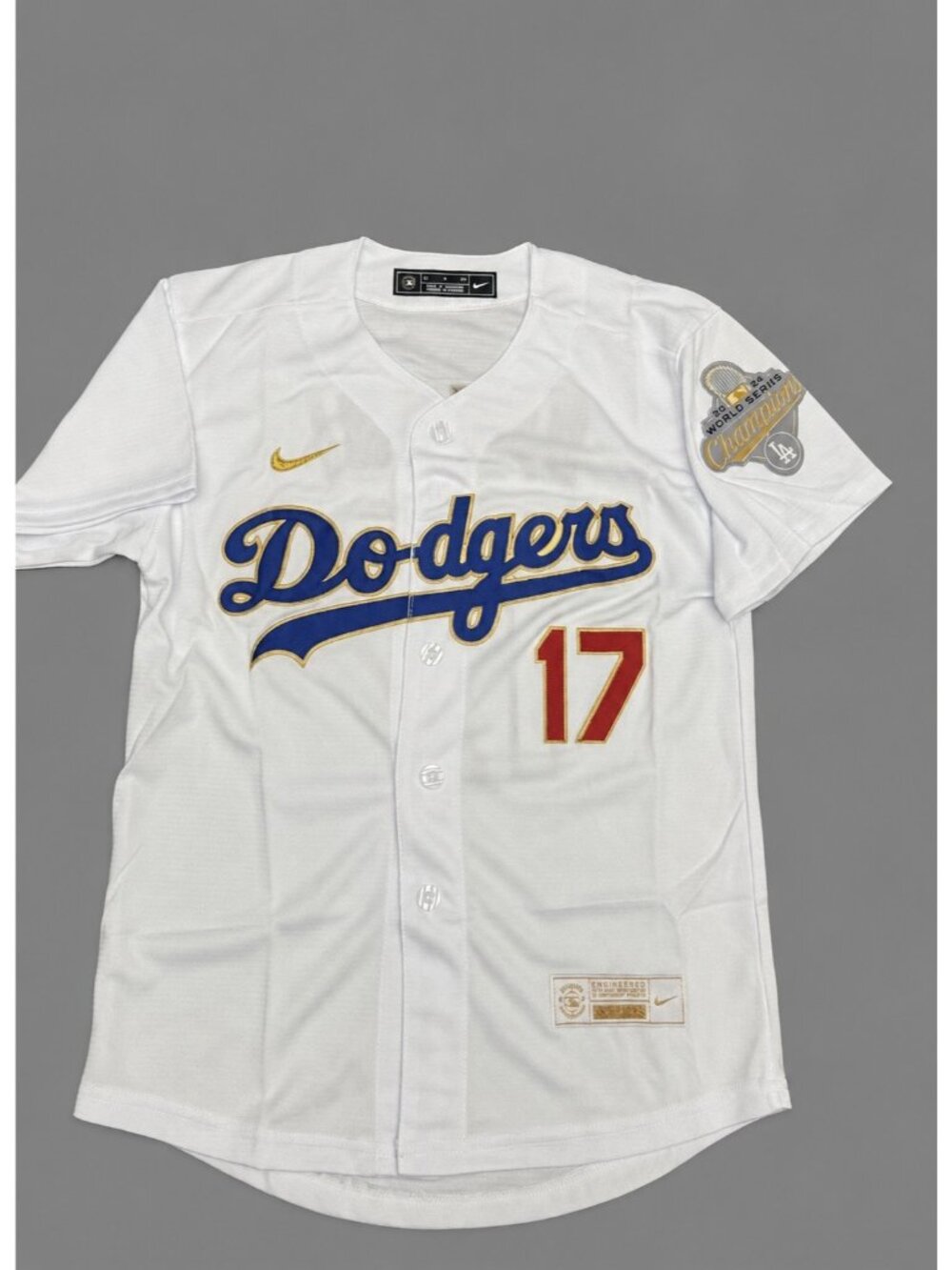 Los Angeles Dodgers Shohei Ohtani #17 Jersey 2XL White World Series 2025 NWT